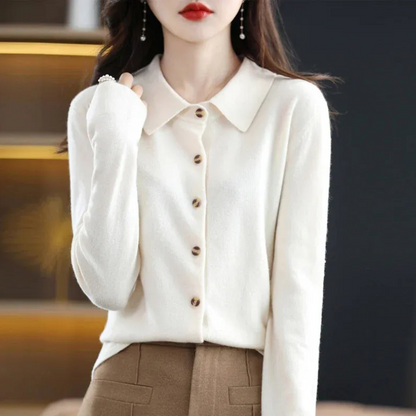 Damen elegante weiche Strickjacke für warme und stilvolle Outfits
