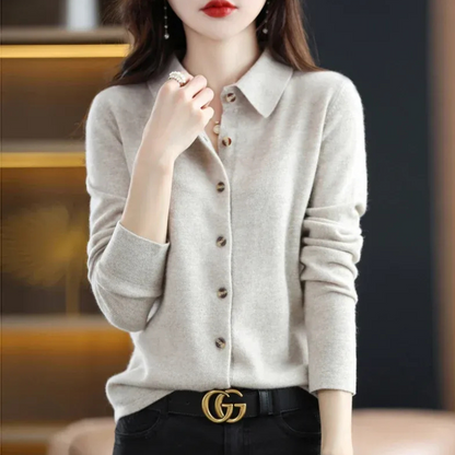 Damen elegante weiche Strickjacke für warme und stilvolle Outfits