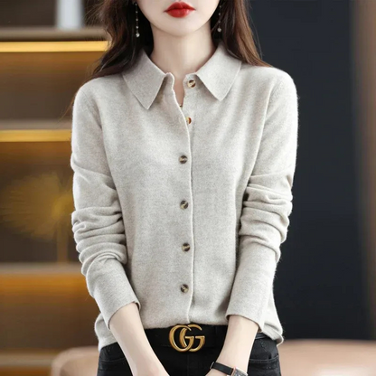 Damen elegante weiche Strickjacke für warme und stilvolle Outfits