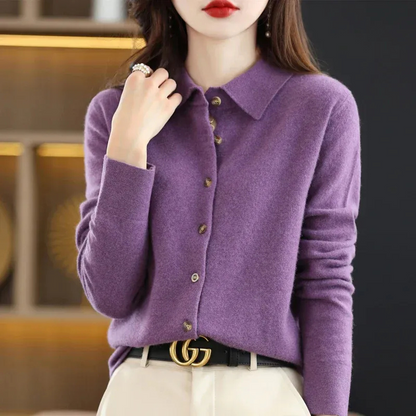 Damen elegante weiche Strickjacke für warme und stilvolle Outfits