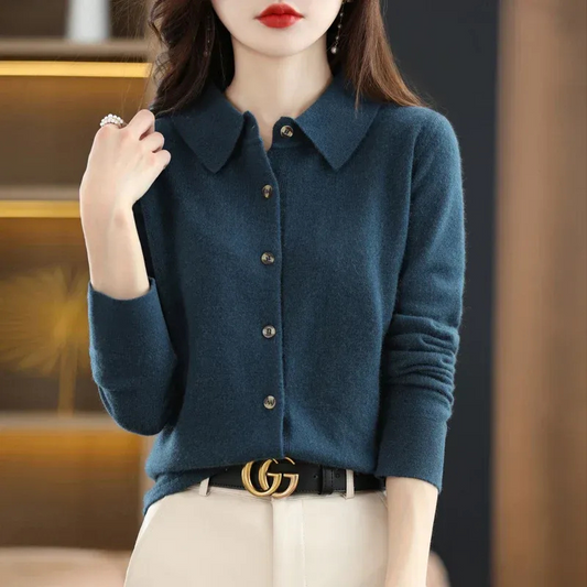 Damen elegante weiche Strickjacke für warme und stilvolle Outfits