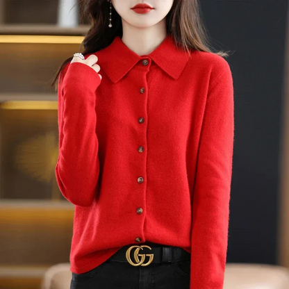 Damen elegante weiche Strickjacke für warme und stilvolle Outfits