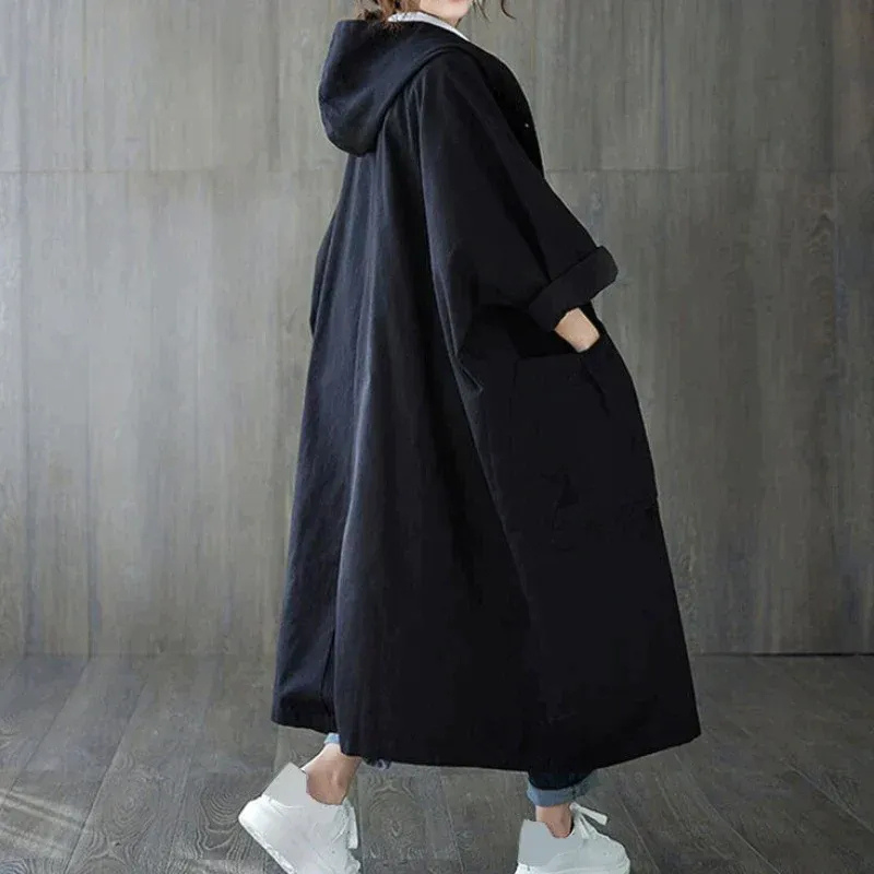  Damen eleganter weiter Trenchcoat mit wasserdichter Funktion für stilvolle Auftritte bei jedem Wetter