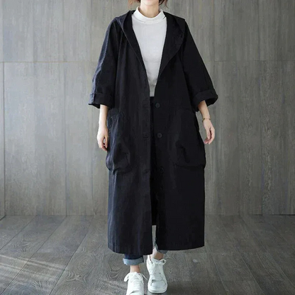  Damen eleganter weiter Trenchcoat mit wasserdichter Funktion für stilvolle Auftritte bei jedem Wetter