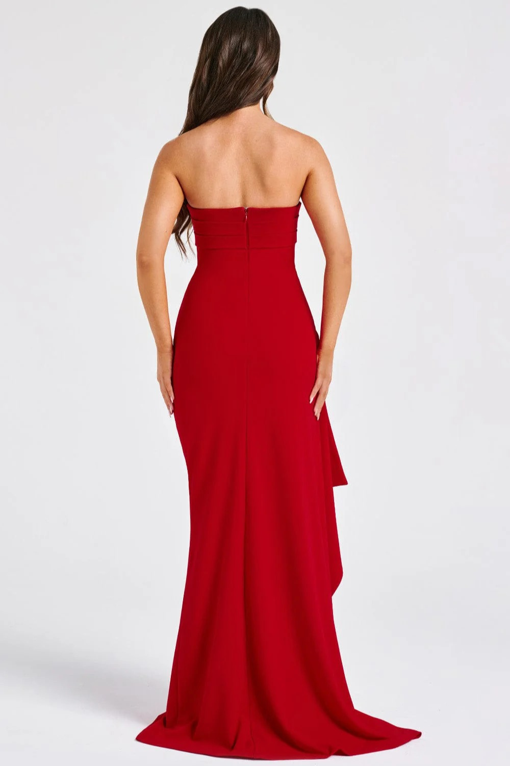Damen elegantes Abendkleid mit hohem Beinschlitz für besondere Anlässe