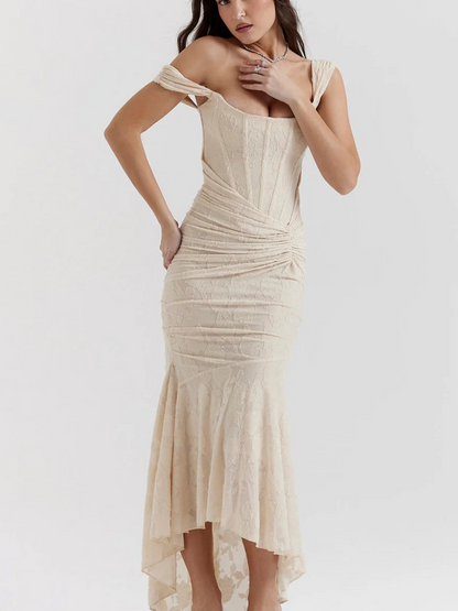 Damen elegantes Korsett-Abendkleid in stilvoller Silhouette für besondere Anlässe