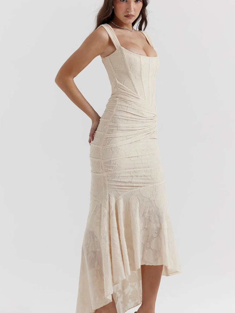 Damen elegantes Korsett-Abendkleid in stilvoller Silhouette für besondere Anlässe