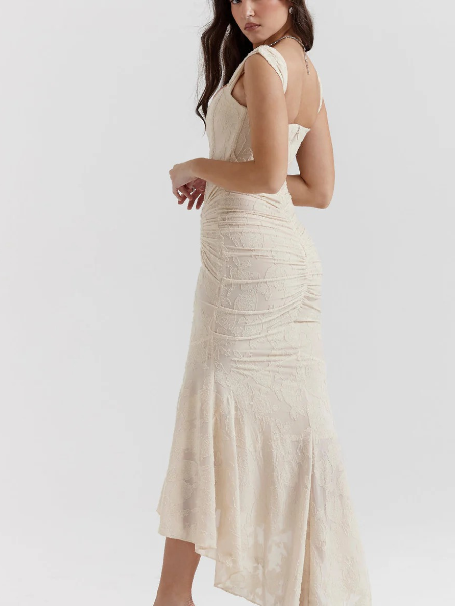 Damen elegantes Korsett-Abendkleid in stilvoller Silhouette für besondere Anlässe