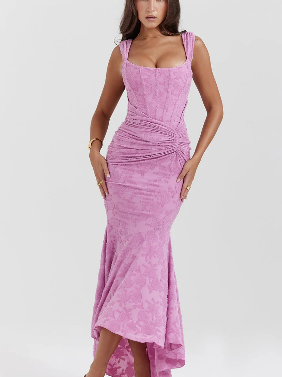 Damen elegantes Korsett-Abendkleid in stilvoller Silhouette für besondere Anlässe