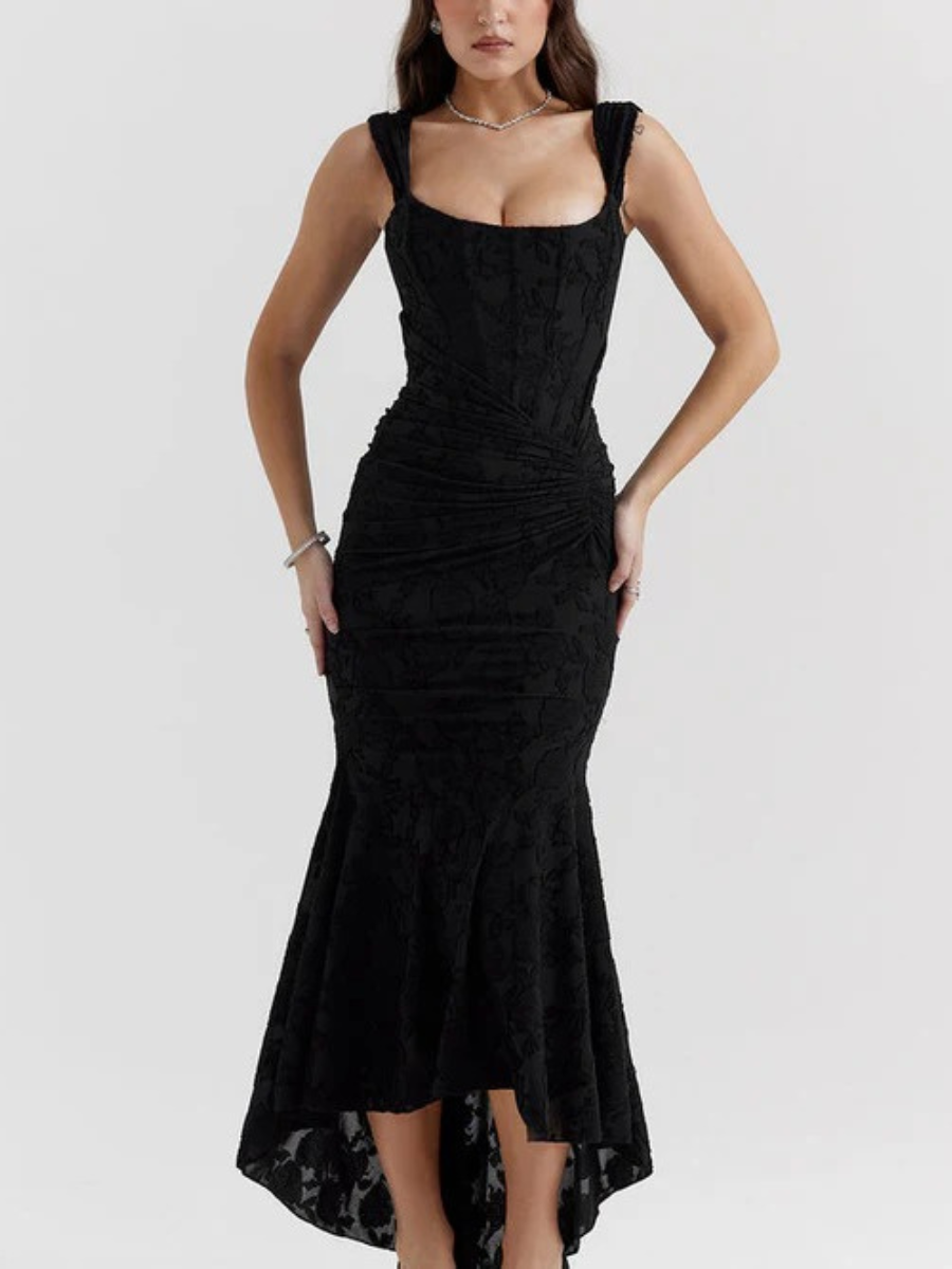 Damen elegantes Korsett-Abendkleid in stilvoller Silhouette für besondere Anlässe