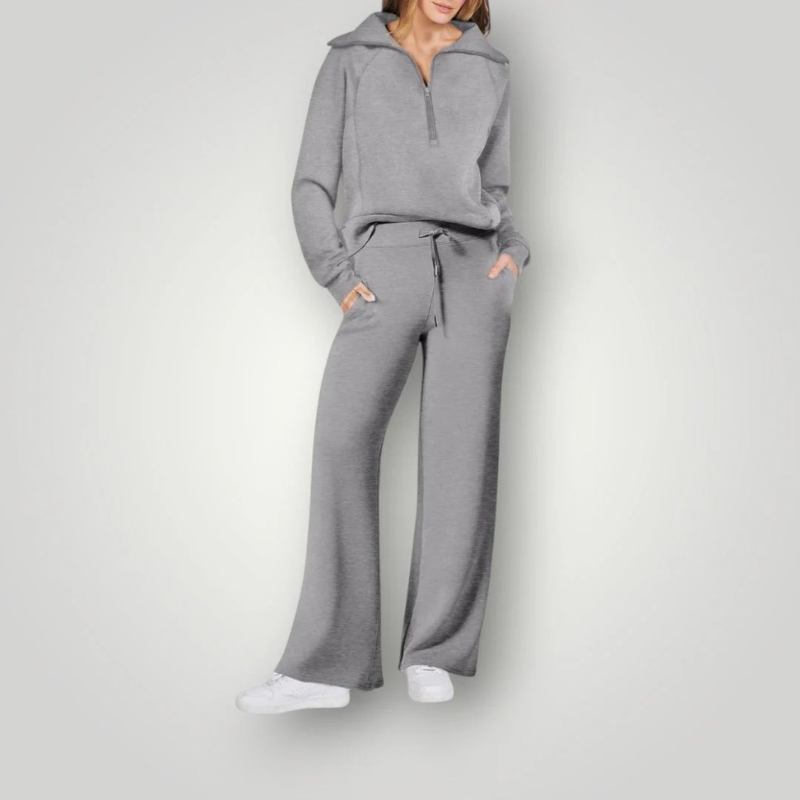  Damen elegantes Loungewear-Set in modernem und bequemem Design für Zuhause und Freizeit