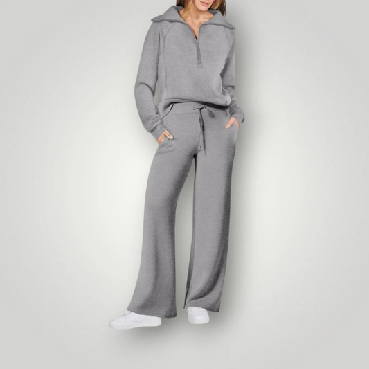  Damen elegantes Loungewear-Set in modernem und bequemem Design für Zuhause und Freizeit