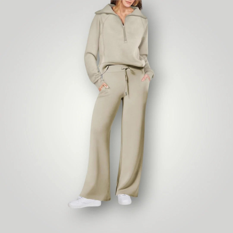  Damen elegantes Loungewear-Set in modernem und bequemem Design für Zuhause und Freizeit