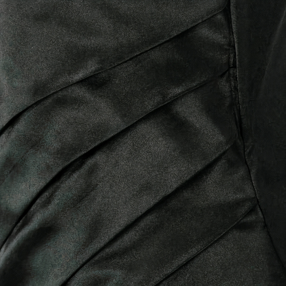 Damen elegantes schwarz-weißes Abendkleid – stilvolles Kleid für besondere Anlässe