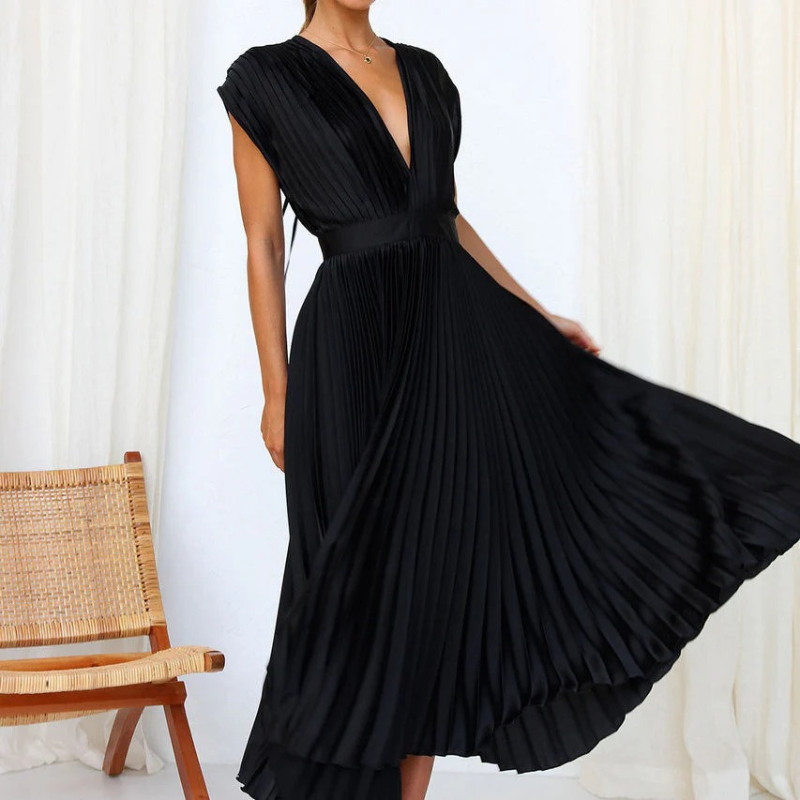 Damen elegantes Vintage-Cocktailkleid für stilvolle Auftritte mit Retro-Flair