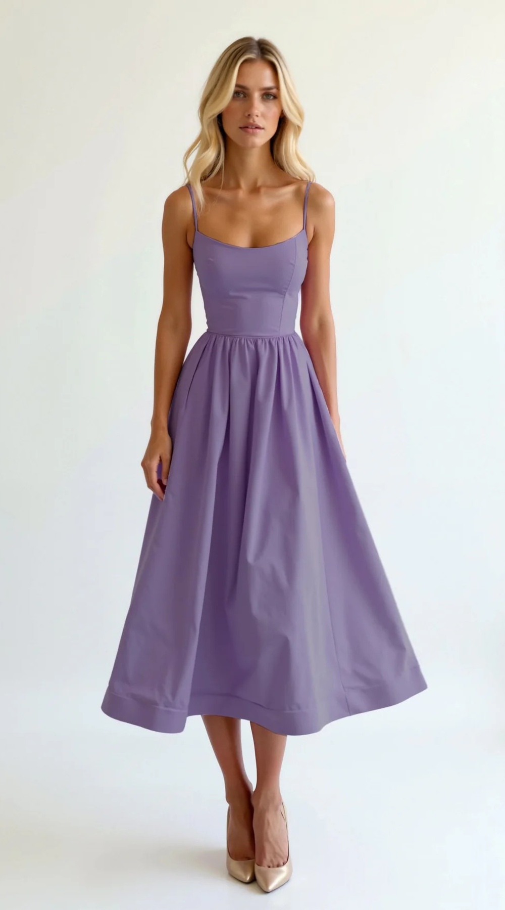  Damen elegantes Vintage-Sommerkleid für feminine und nostalgische Sommer-Looks