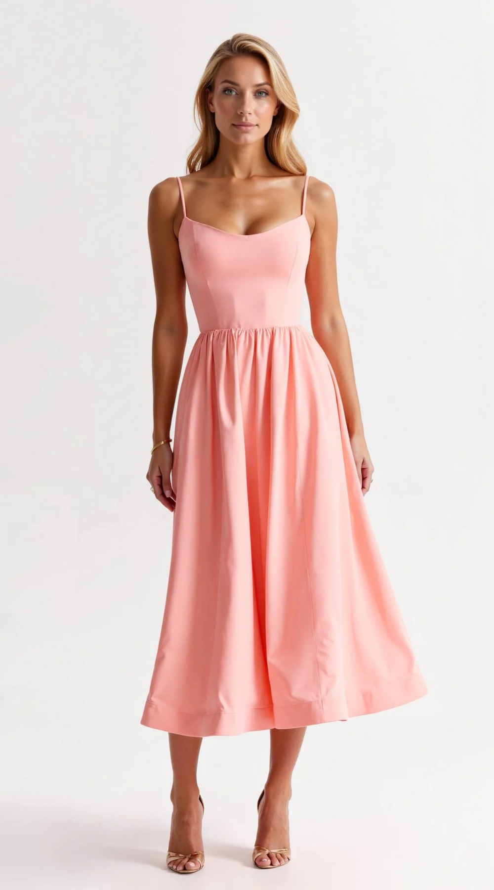  Damen elegantes Vintage-Sommerkleid für feminine und nostalgische Sommer-Looks