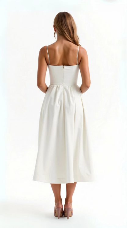  Damen elegantes Vintage-Sommerkleid für feminine und nostalgische Sommer-Looks