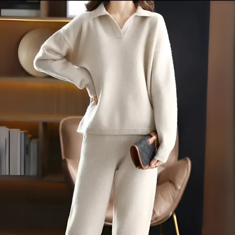  Damen Loungewear-Set in elegantem und modernem Stil für Wärme und Komfort
