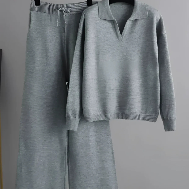  Damen Loungewear-Set in elegantem und modernem Stil für Wärme und Komfort