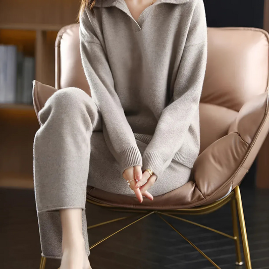  Damen Loungewear-Set in elegantem und modernem Stil für Wärme und Komfort