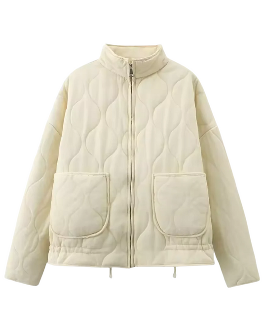 Damen Freizeit Steppjacke in modernem Stil, ideal für Alltag und Freizeit.