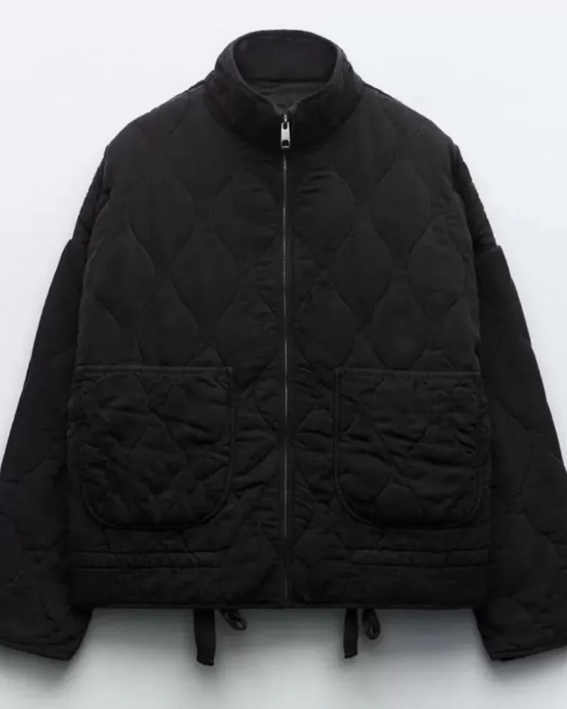 Damen Freizeit Steppjacke in modernem Stil, ideal für Alltag und Freizeit.