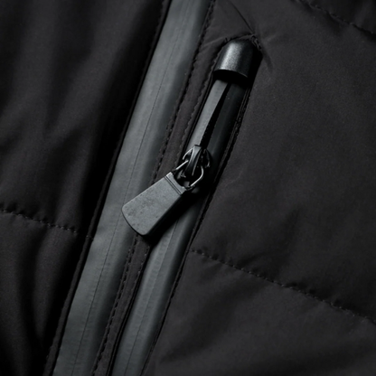 Damen gefütterte Winterjacke, warme stilvolle Jacke für kalte Wintertage
