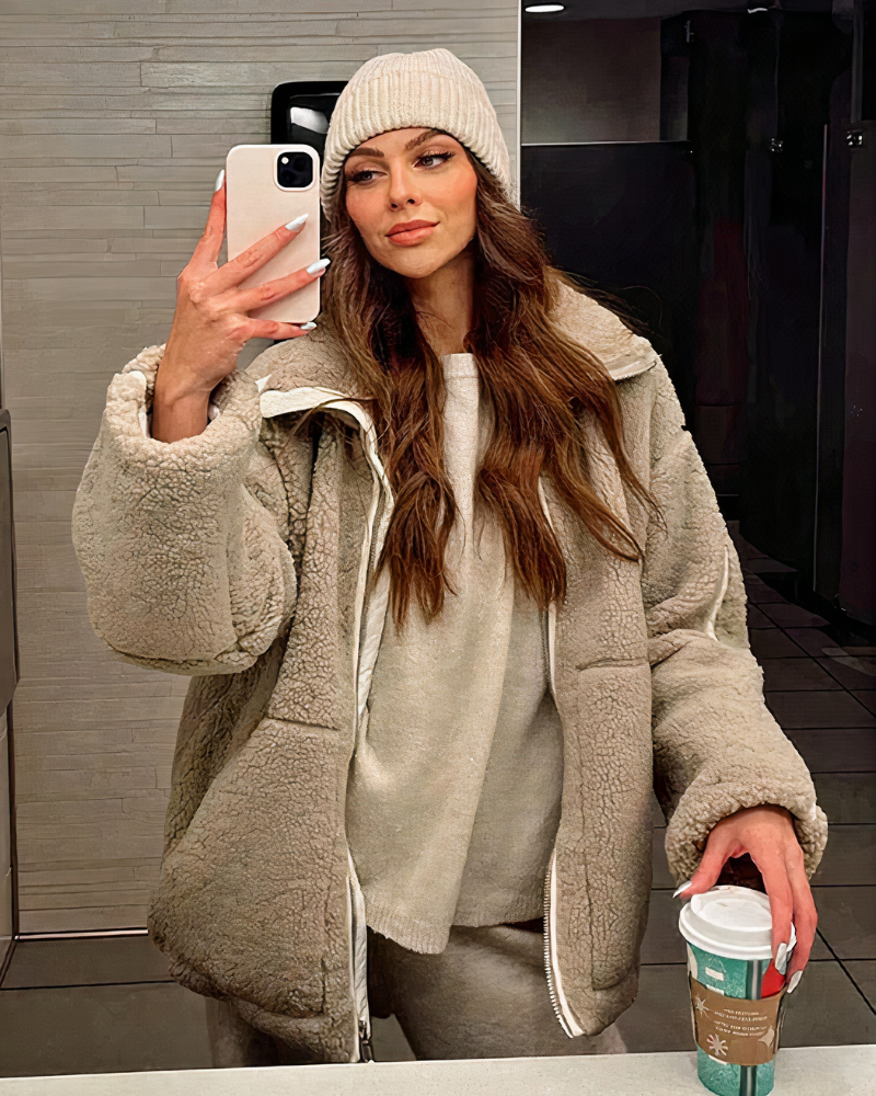 Damen gemütliche Winterjacke mit modernem Design und hohem Tragekomfort