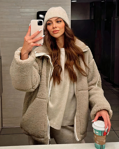 Damen gemütliche Winterjacke mit modernem Design und hohem Tragekomfort
