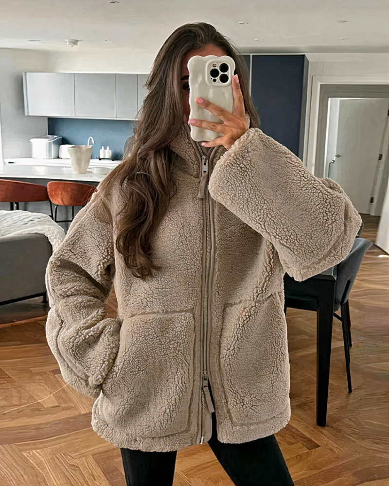 Damen gemütliche Winterjacke mit modernem Design und hohem Tragekomfort