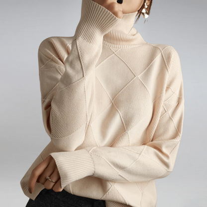 Damen gemütlicher Pullover in zeitlosem Design