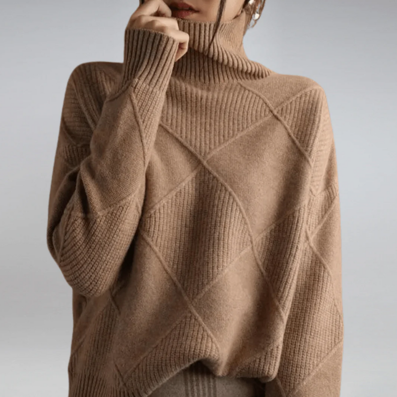 Damen gemütlicher Pullover in zeitlosem Design