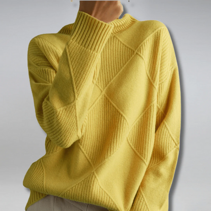 Damen gemütlicher Pullover in zeitlosem Design
