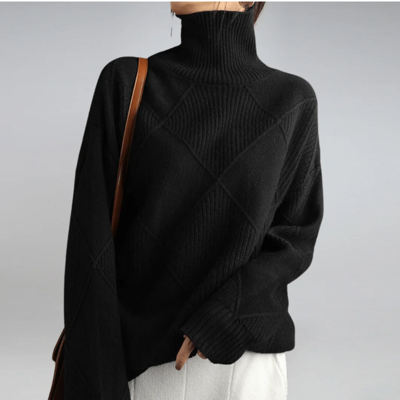 Damen gemütlicher Pullover in zeitlosem Design
