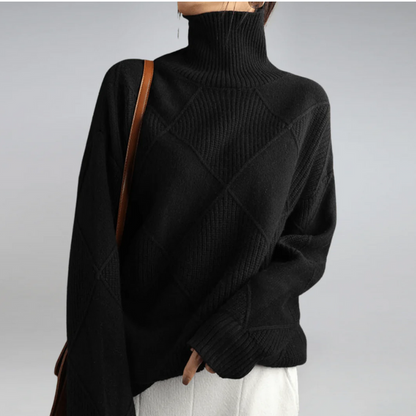 Damen gemütlicher Pullover in zeitlosem Design