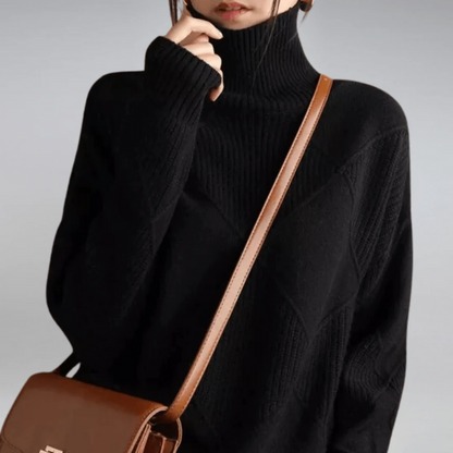 Damen gemütlicher Pullover in zeitlosem Design