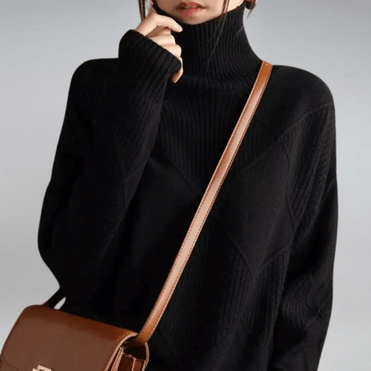 Damen gemütlicher Pullover in zeitlosem Design