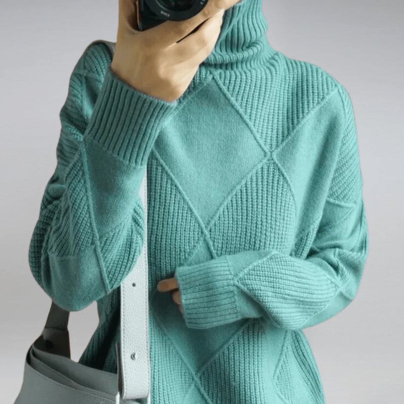 Damen gemütlicher Pullover in zeitlosem Design