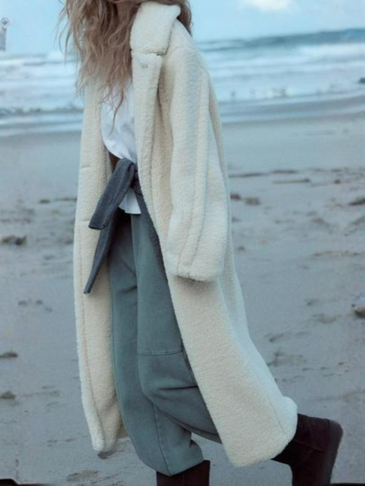 Damen gemütlicher Wintermantel mit elegantem Design und wärmendem Komfort