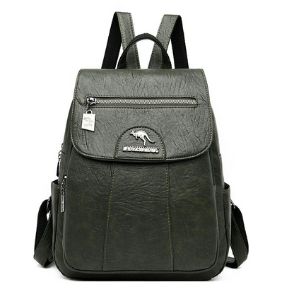  Damen geräumiger Rucksack mit moderner Optik und praktischen Fächern für Alltag und Reisen.