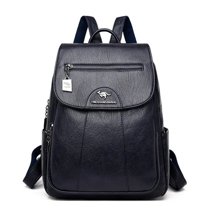  Damen geräumiger Rucksack mit moderner Optik und praktischen Fächern für Alltag und Reisen.