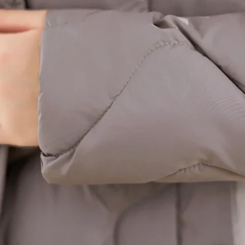 Damen klassische gesteppte Bürojacke in elegantem Design