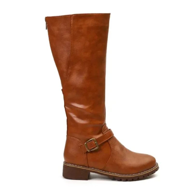 Damen klassische hohe Stiefel im Cowboy-Stil für markante Outfits