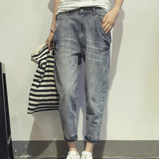 Damen klassische Jeanshose mit zeitlosem Schnitt und vielseitigem Stil