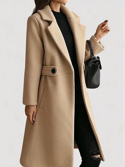 Damen klassischer eleganter Mantel, zeitlos und stilvoll für Alltag und besondere Anlässe