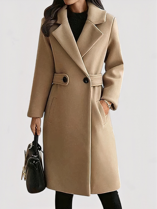 Damen klassischer eleganter Mantel, zeitlos und stilvoll für Alltag und besondere Anlässe