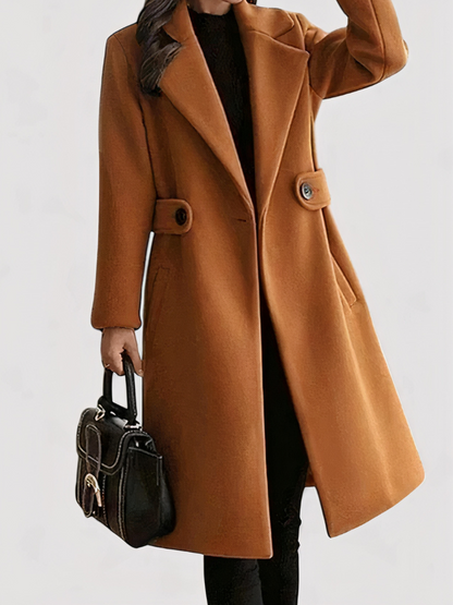 Damen klassischer eleganter Mantel, zeitlos und stilvoll für Alltag und besondere Anlässe