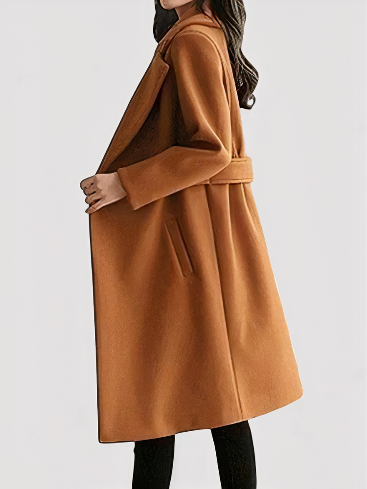 Damen klassischer eleganter Mantel, zeitlos und stilvoll für Alltag und besondere Anlässe