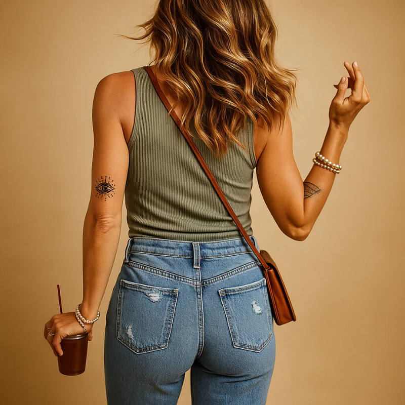 Damen klassisches Sommer-Top in moderner Passform, ideal für warme Tage.